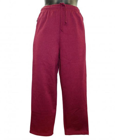 Track Pants Fleece - Maroon reduced by 50%