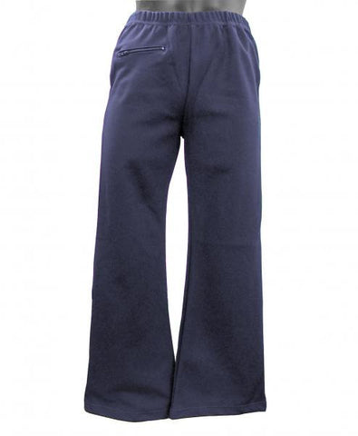 Straight Leg Pant Elastic Waist - Navy