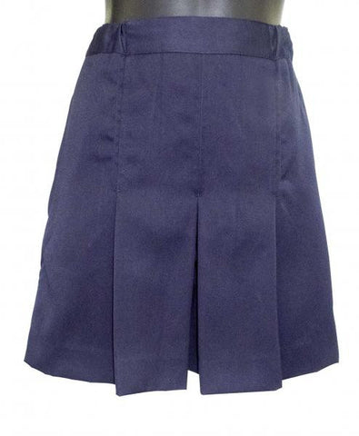 Box Pleat Short - Navy