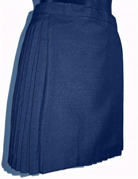 Royal blue pleated clearance netball skirt
