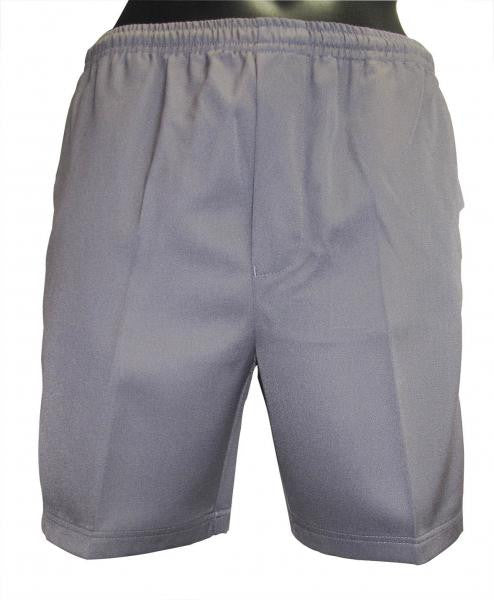 Shorts Gaberdine Full Elastic Waist - Grey