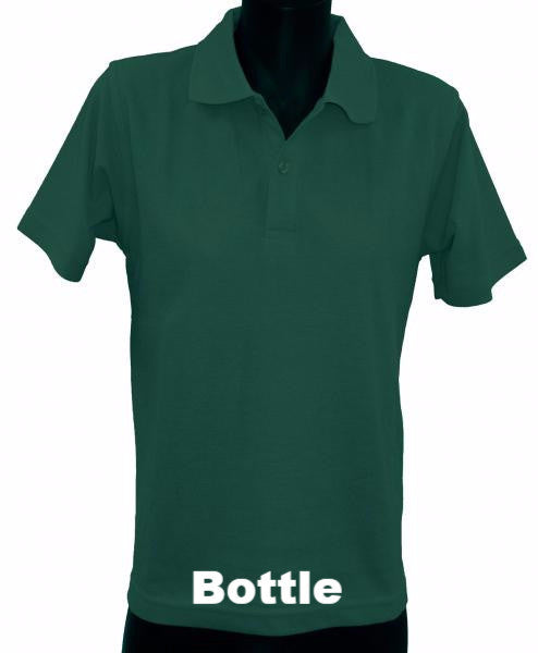 Adult - Short Sleeve Polo Top - Green Colours