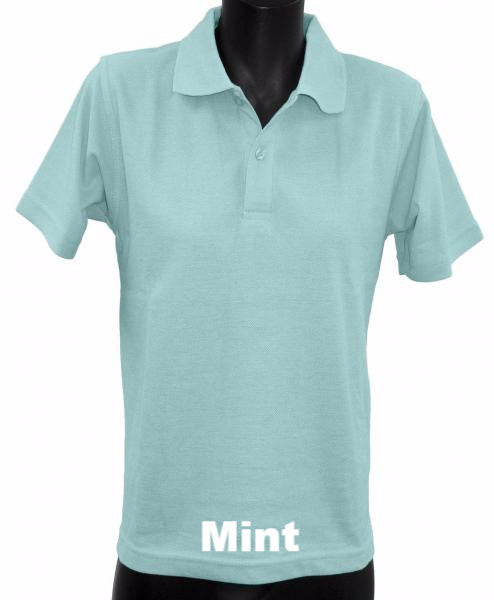 Adult - Short Sleeve Polo Top - Green Colours
