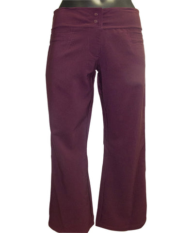 Bootleg 1/2 Elastic Waist - Maroon reduced by 50%
