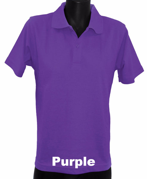 Kids - Short Sleeve Polo Top - Various Colours