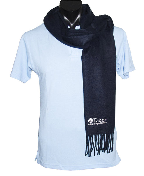 Scarf - Navy with White logo